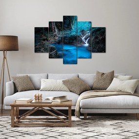 Tablou - Noaptea magică în pădurea tropicală (150x105 cm)