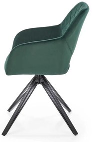 Scaun de bucătărie Eloise, verde închis