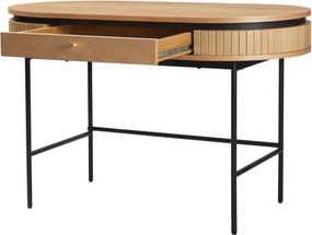 Birou cu furnir de stejar ATELIER 120cm