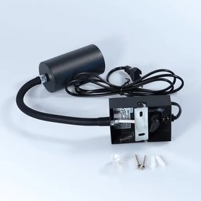 Lampă de perete flexibilă ROBBY 1xGU10/25W/230V neagră Globo 57911WB