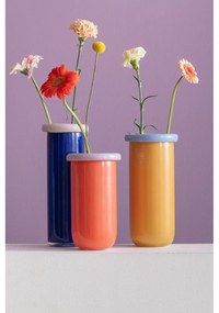 Vază galben-muștar din sticlă (înălțime 30,5 cm) Plegado – PT LIVING