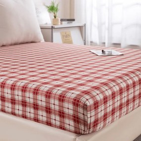 Cearsaf din microfibra TARTAN HEART colorat 180x200 cm