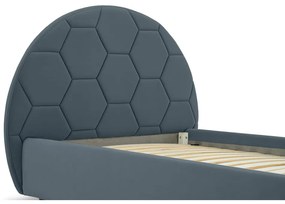 Pat pentru copii albastru 90x200 cm Mercury – Scandic