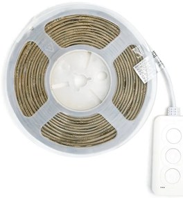 Bandă LED RGBW Aigostar 5m MESH LED/24W/230V 2700-6500K + telecomandă