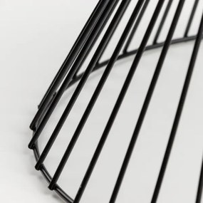 Brilagi - Plafonieră LED aplicată CERIA WIRE, 1xE27/40W/230V, Ø 30 cm, negru/stejar