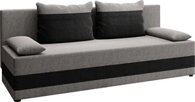 Canapea extensibilă, gri/gri închis, PREMIUM NEW