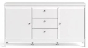 Tvilum Bufet alb cu 3 sertare SALOMO