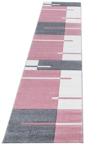 Covor tip traversă roz/gri 80x300 cm Hawaii – Ayyildiz Carpets