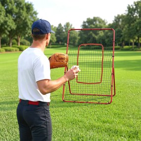 SPORTNOW Plasă de Rimbalans rimbalzator pitchback retur | Aosom Romania