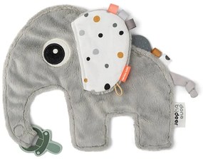 Jucărie gri cu clip de suzetă Elphee - Done by Deer