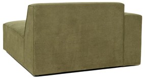 Modul pentru canapea verde din catifea reiată (partea stângă ) Sting - Scandic