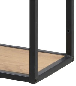 Poliță de perete SARON stejar/negru