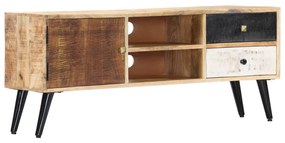 vidaXL Comodă TV, 115x30x47 cm, lemn masiv de mango