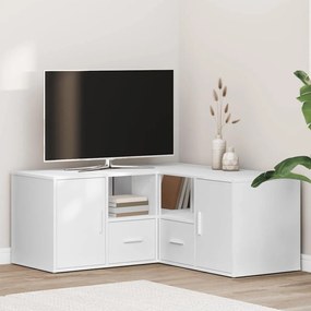 vidaXL Dulap de colț, alb, 160x40x45 cm, lemn prelucrat