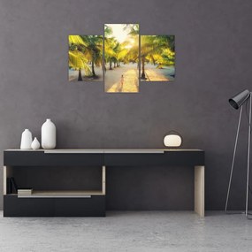 Tablou - Femeie între palmieri (90x60 cm)