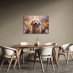 Tablou pe sticlă - Happy Dog II. (70x50 cm)