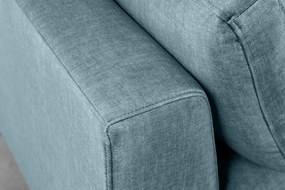 Coltar cu sezlong dreapta, Catifea albastru petrol, SIGNUM 315cm