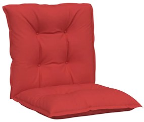 Perne pentru scaun de gradina, 6 buc., rosu, 100 x 50 x 7 cm 6, Rosu, 100 x 50 x 7 cm