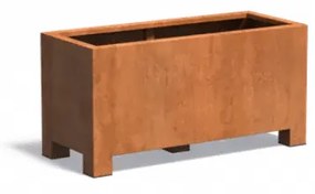 Vas de plante Corten - 120 x 50 x 60 cm