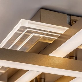 Rabalux 71488 - plafonieră LED OTTAVIA LED/40W/230V 3000K 50x50 cm auriu