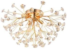 Plafoniera design elegant KATRINA 45cm auriu 64135D GL
