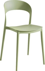 Scaun stivuibil, verde, RADANA NEW