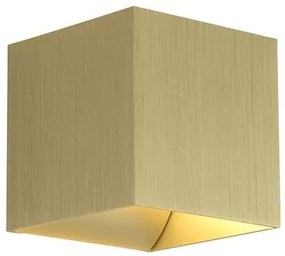 Aplica iluminat ambiental metal auriu Newton Square