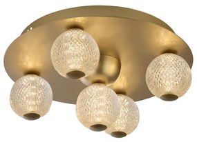 Plafoniera LED design modern Asteroid Led auriu