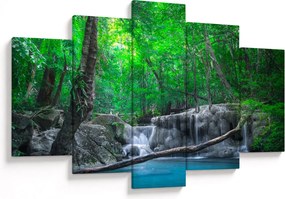 Tablou - Cascada Erawan, Kanchanaburi, Thailanda (150x105 cm)