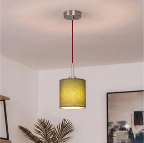 Brilagi - Lustră LED suspendată pe cablu NUBILA 1xE27/60W/230V Ø 14 cm roșu/verde