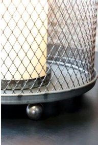 Set 2 suporturi pentru lumânări din metal tip plasă, "Bell"