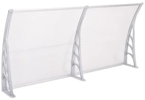 Marchiza copertina din policarbonat 240x90 cm-alb