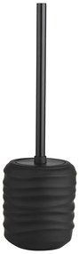Perie de WC neagră din ceramică Illana – Wenko