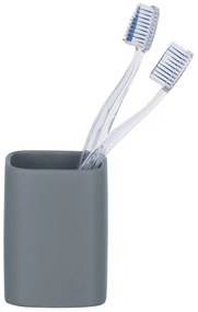Suport pentru periuța de dinți albastru din ceramică Hexa – Wenko