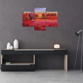 Tablou - Peisaj roșu (90x60 cm)