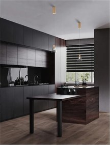Pendul LED design modern minimalist DOC auriu