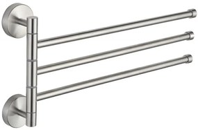 Mexen cuier triplu rotativ pentru prosoape, Crom - 7039243-00
