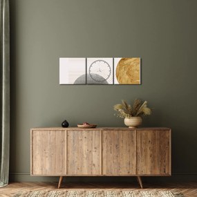 Tablou - Arcuri rustice N⁰2 (cu ceas) (90x30 cm)