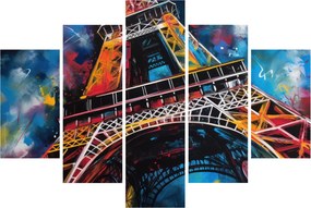 Tablou - Pictură a Turnului Eiffel II. (150x105 cm)