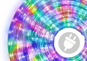 Cablu luminos LED - 240 becuri, 10 m, multicolor