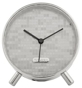 Karlsson 6004SI ceas cu alarmă design argintiu,diametru 11 cm