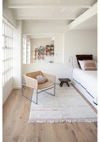 Covor roz/crem lavabil/țesut manual din bumbac 140x200 cm Lanes Vintage Nude – Lorena Canals