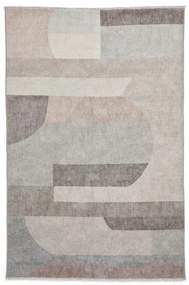 Covor bej lavabil din amestec de bumbac 152x230 cm Whisper – Think Rugs