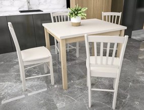 Masa patrata Adam casmir/stejar cremona torro L80xl80 cm