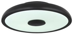 Plafoniera LED RGB cu telecomanda si difuzor RAFFY negru