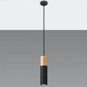 Lustră pe cablu PABLO 1xGU10/40W/230V negru