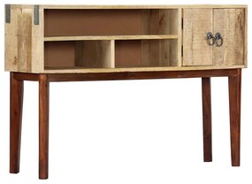 vidaXL Masă consolă, 115x30x76 cm, lemn masiv de mango nefinisat