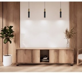 ITALUX PND-14290-1-BRO-BK - Lustră pe cablu ISIDORA 1xGU10/25W/230V negru/bronz