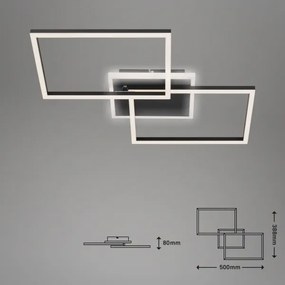 Plafonieră LED dimabilă FRAME LED/40W/230V Briloner 3049-015 + telecomandă