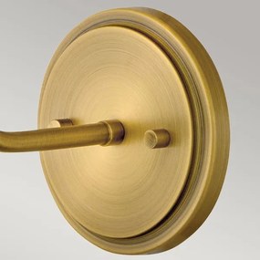 Lampă de perete Hinkley HK-CLARKE1-DBR-OW CLARKE 1xE27/40W/230V alamă/alb